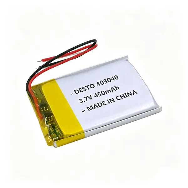 Lithium Polymer Battery 403040 3.7V 450mAh